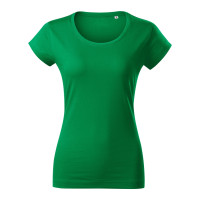 Tricou simplu pentru femei VIPER FREEF, bumbac 100%, 180 grame, finisaj cu silicon , verde